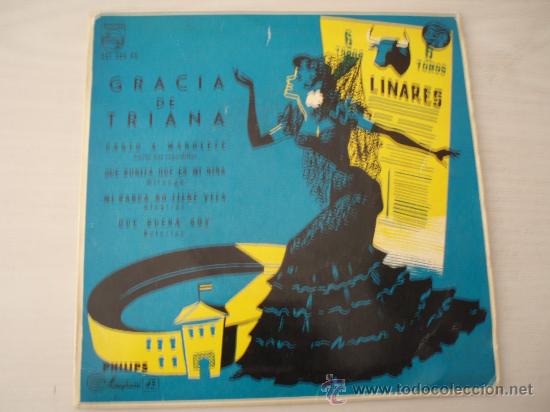 Discos de vinilo: GRACIA DE TRIANA. A&ntilde;o 1960 - Foto 1