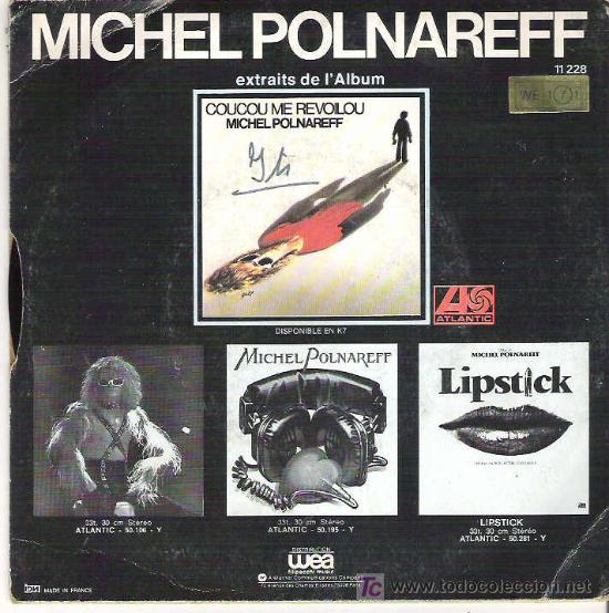 Discos de vinilo: MICHEL POLNAREFF - UNE SIMPLE MELODIE *** ATLANTIC 1978 - Foto 2