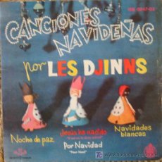 Discos de vinilo: CANCIONES NAVIDEÑAS POR LES DJINNS CON PAUL BONNEAU Y LA GRAN ORQUESTA DE PARÍS. 1960. HISPAVOX