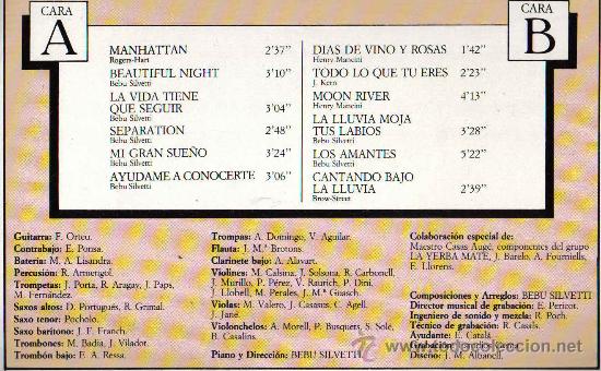 Discos de vinilo: lp BEBU SILVETTI Y ORQUESTA - SO&Ntilde;ANDO - Foto 2