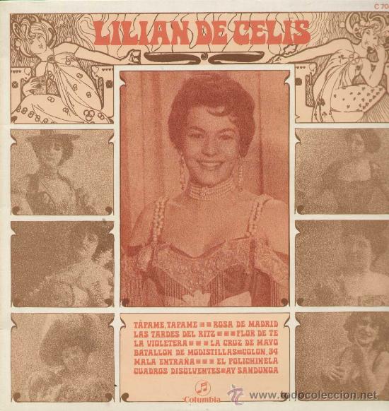 Discos de vinilo: LILIAN DE CELIS (LP COLUMBIA de 1970) - Foto 1