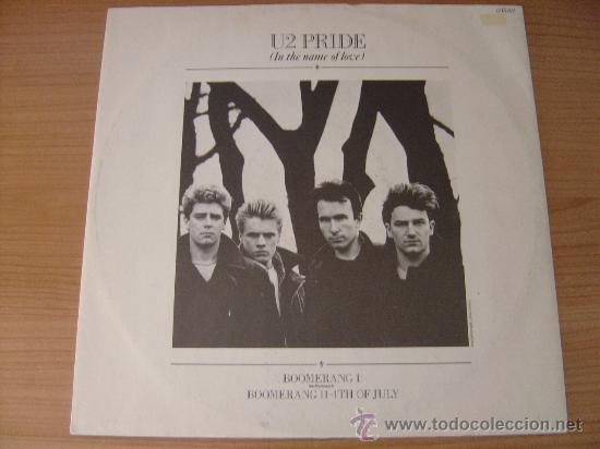 Discos de vinilo: U2- PRIDE (1984) EDICION: ISLAND RECORDS (UK) MUY BUENA CONSERVACION VG+ BONO THE EDGE ADAM CLAYTON