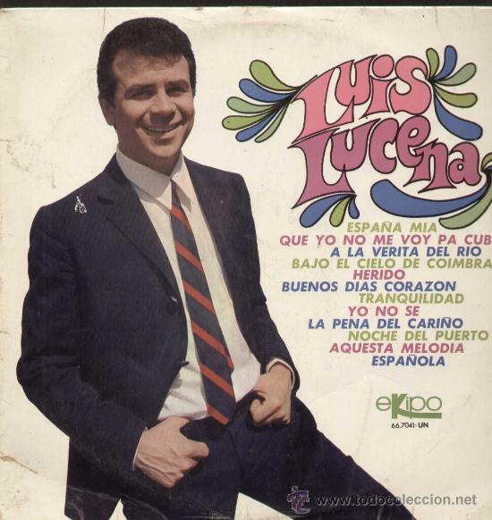 Discos de vinilo: LUIS LUCENA (LP EKIPO de 1968) - Foto 1
