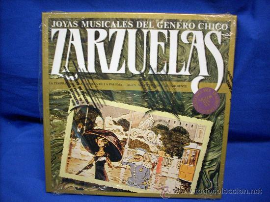 Dischi in vinile: ZARZUELAS - ESTUCHE CON 3 DISCO, TRES ZARZUELAS Y CUADERNILLO - SONIC 1986