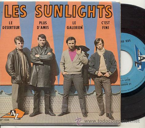 Discos de vinilo: EP 45 RPM / LES SUNLIGHTS / LE DESERTEUR  /EDITADO POR DISCAZ