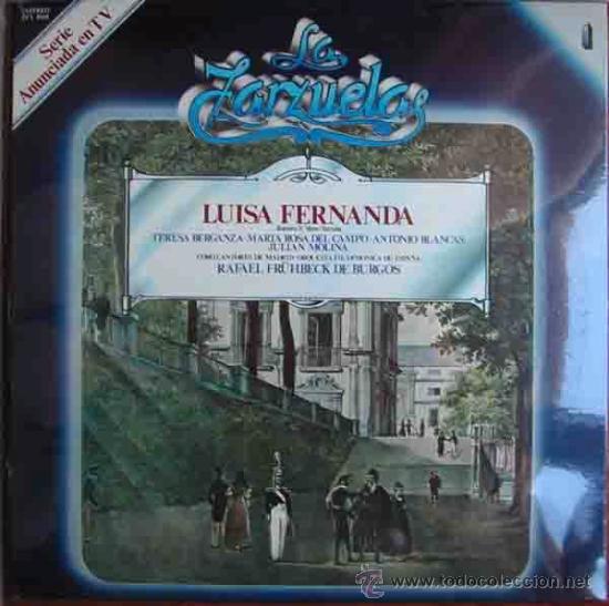 Luisa Fernanda La Zarzuela N Zafiro Z Comprar Discos Lp Vinilos De M Sica Cl Sica