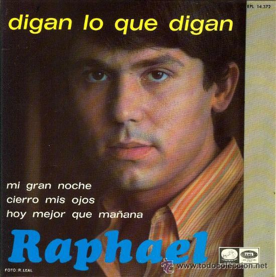 Discos de vinilo: RAPHAEL EP DE LA PELICULA AL MARGGEN DE LA VIDA- 1967 EMI SPA - Foto 1