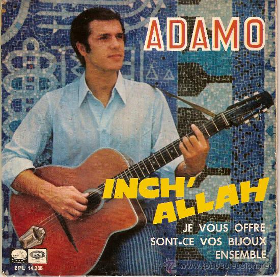 Discos de vinilo: ADAMO EPL 14338 INCH  ALLAH Y OTRAS - Foto 1