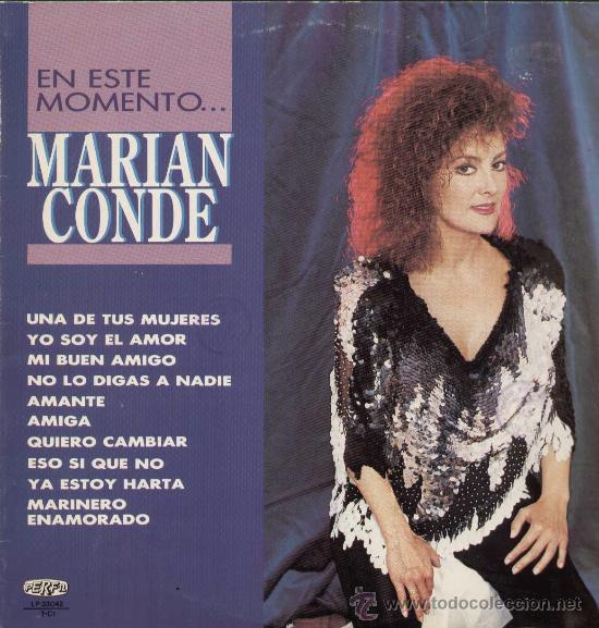 Discos de vinilo: MARIAN CONDE / En este momento (LP PERFIL de 1987) - Foto 1