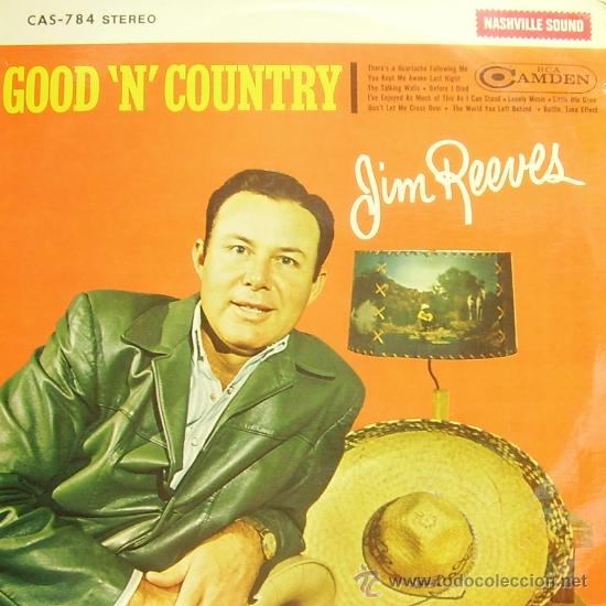 Discos de vinilo: JIM REEVES-GOOD&acute;N&acute;COUNTRY LP (E.U.) - Foto 1