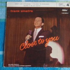 Discos de vinilo: FRANK SINATRA (DON'T LIKE GOODBYES - IT'S EASY TO REMEMBER - BLAME IT ON MY YOUTH) USA EP45 CAPITOL