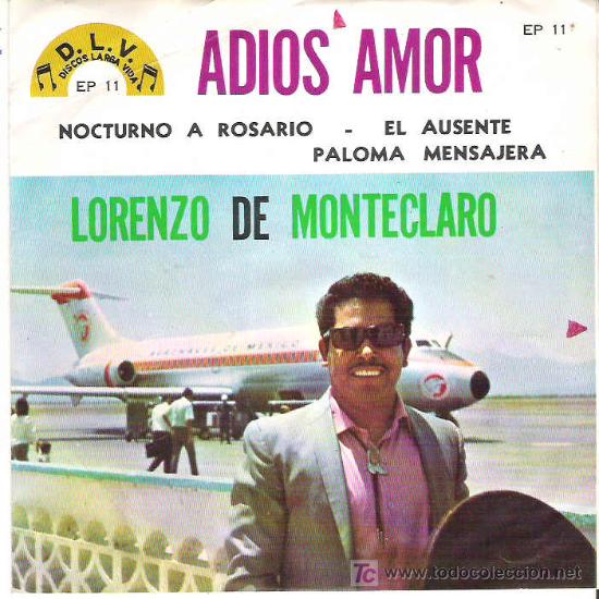 Discos de vinilo: LORENZO DE MONTECLARO - ADIOS AMOR ** EP DLV - Foto 1