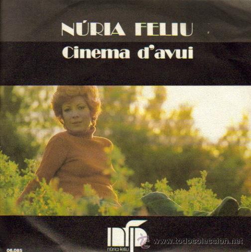 Vinyl records: NURIA FELIU-M&acute;ENAMOREN ELS TIMADORS + VALS SINGLE 1974