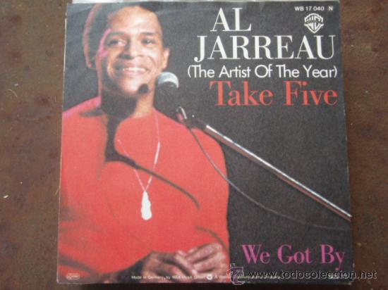 Discos de vinilo: AL JARREAU ( TAKE FIVE - WE GOT BY ) SINGLE45 1977 GERMANY - Foto 1