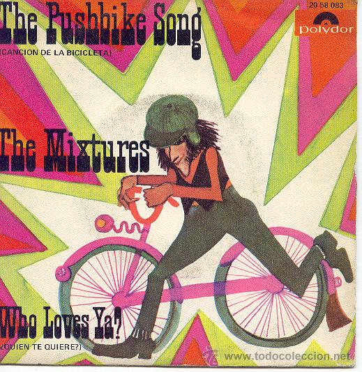 Discos de vinilo: THE MIXTURES SINGLE CANCION DE LA BICICLETA  POLYDOS SPA 1971 - Foto 1