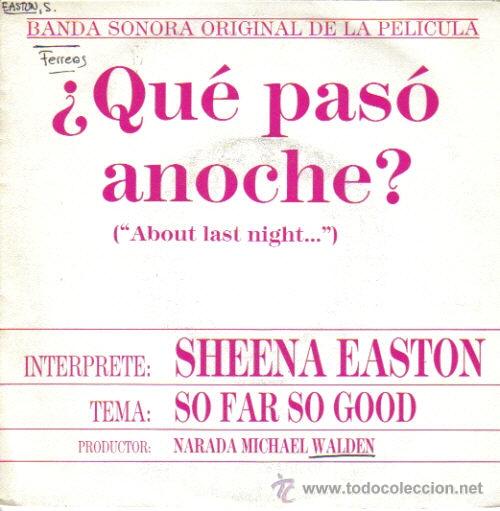 Discos de vinilo: BSO &iquest;QUE PASO ANOCHE? SINGLE 1980 PROMOCIONAL - Foto 1