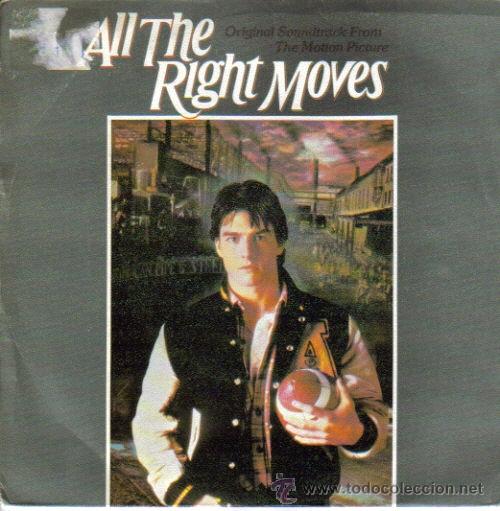 Discos de vinilo: BSO ALL THE RIGHT MOVES SINGLE 1984 SPAIN - Foto 1