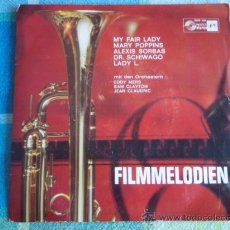 Discos de vinilo: 'MY FAIR LADY - MARY POPPINS - ALEXIS SORBAS - DR. SCHIWAGO - LADY L.' FILMMELODIEN 