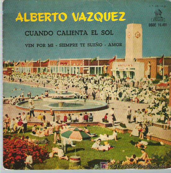Discos de vinilo: ALBERTO ALVAREZ - AMOR **** ODEON 1962 - Foto 1