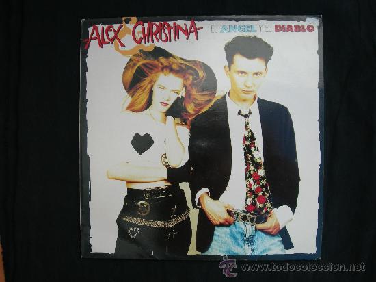 Discos de vinilo: ALEX Y CHRISTINA / EL ANGEL DEL DIABLO - Foto 1