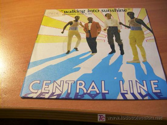 Discos de vinilo: CENTRAL LINE ( WALKING INTO SUNSHINE ) SINGLE ESPA&Ntilde;A (EPI01) - Foto 1