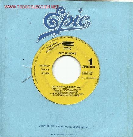 Discos de vinilo: Cut &acute;N&acute; Move - Foto 1