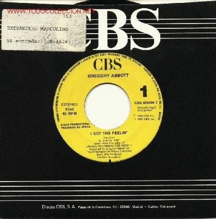 Discos de vinilo: Gregory Abbott - Foto 1