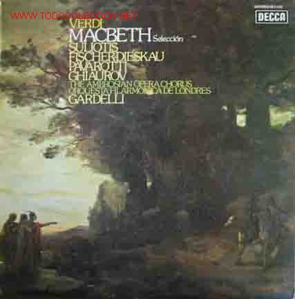 Discos de vinilo: Verdi : MACBETH (selecci&oacute;n) - Foto 1