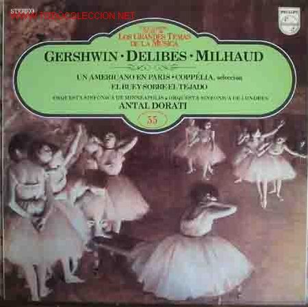 Discos de vinilo: GERSHWIN . DELIBES . MILHAUD - Foto 1