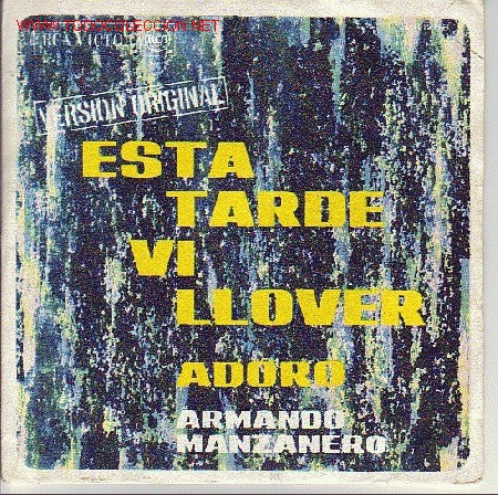 Discos de vinilo: ARMANDO MANZANERO DISCO SINGLE - Foto 1