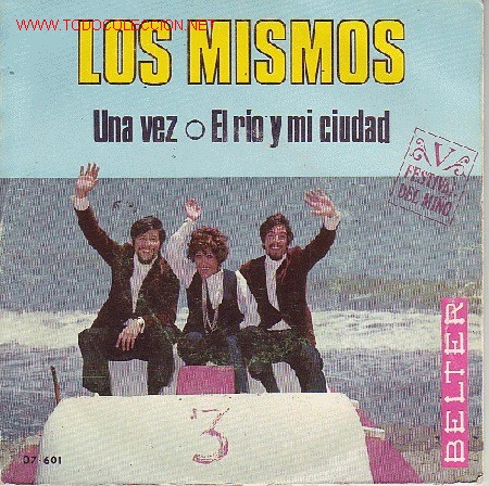 Discos de vinilo: LOS MISMOS   DISCO SINGLE - Foto 1