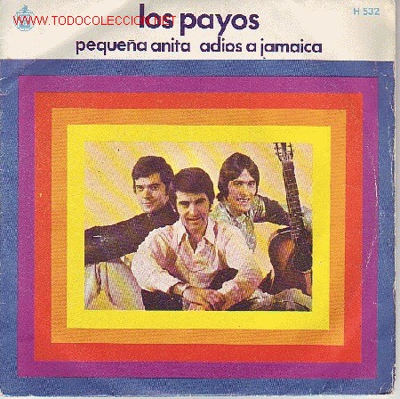 Discos de vinilo: LOS PAYOS DISCO SINGLE - Foto 1
