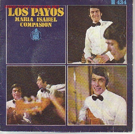 Discos de vinilo: LOS PAYOS DISCO SINGLE - Foto 1