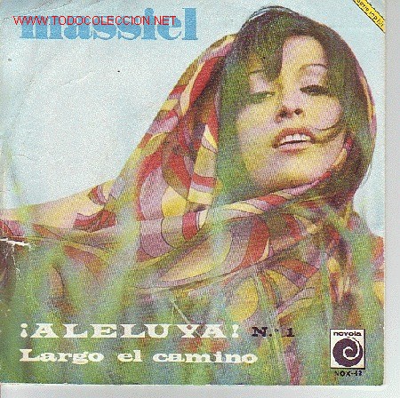 Discos de vinilo: MASSIEL DISCO SINGLE ALELUYA - Foto 1