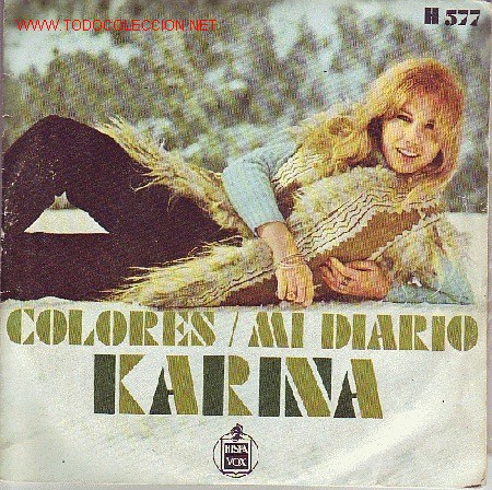 Discos de vinilo: KARINA DISCO SINGLE COLORES - Foto 1
