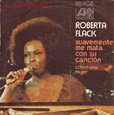 Discos de vinilo: ROBERTA FLACK DISCO SINGLE - Foto 1