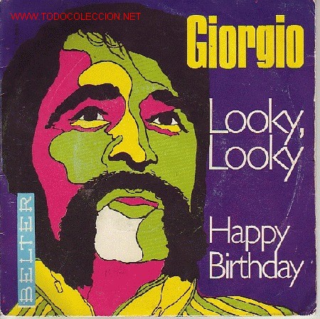 Discos de vinilo: GIORGIO   DISCO SINGLE looky looky - Foto 1