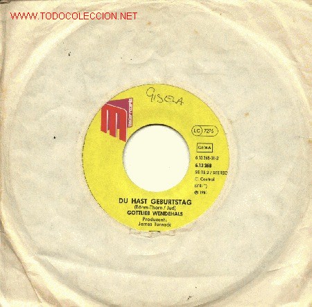 Discos de vinilo: Gottlieb Wendehals - Foto 1