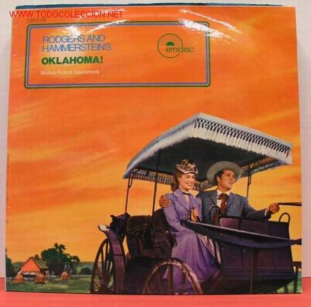 Discos de vinilo: RODGERS AND HAMMERSTEINS ( OKLAHOMA ! ) LP33 - Foto 1