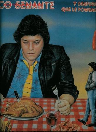 Discos de vinilo: Disco de vinilo L. P. de Caco Senante, Y despu&eacute;s&hellip; Que le pongan salsa: Angeles, Homenaje, Noche no t