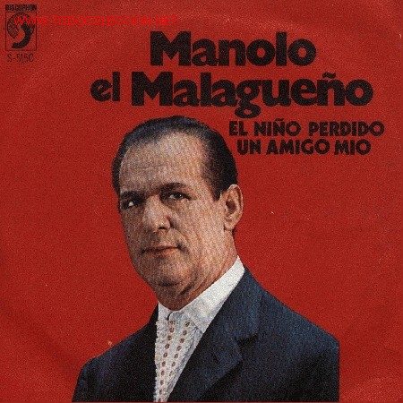 Discos de vinilo: Manolo - El Malague&ntilde;o - - Foto 1