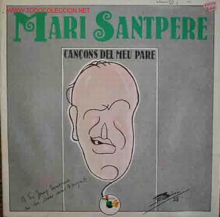 Discos de vinilo: MARI SANTPERE, Can&ccedil;ons del meu pare - Foto 1