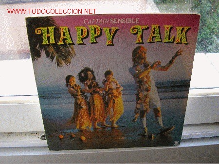 Discos de vinilo: CAPTAIN SENSIBLE  Happy Talk / It/I cant stand it - Foto 1