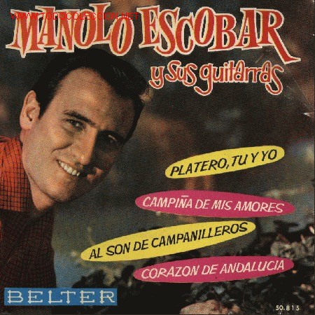 Discos de vinilo: Manolo Escobar  y sus guitarras - Foto 1