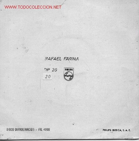 Discos de vinilo: Rafael Farina - Foto 1