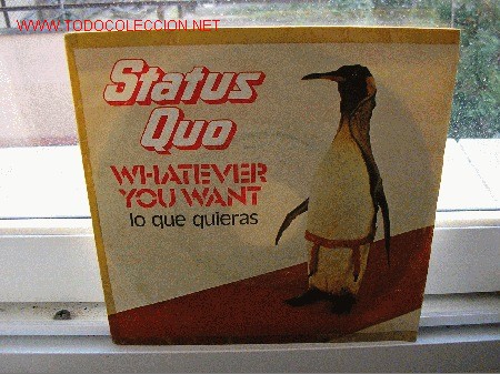 Discos de vinilo: STATUS QUO  Whatever you want / Hard ride - Foto 1