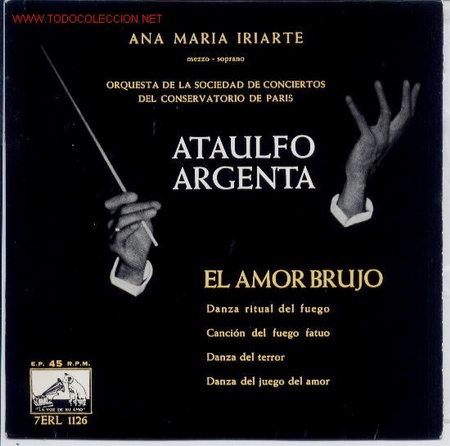 Discos de vinilo: ATAULFO aRGENTA.El amor brujo - Foto 1