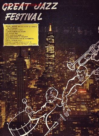 Dischi in vinile: GREAT JAZZ FESTIVAL  DISCO LP PORTADA DOBLE CON  ANOTACIONES