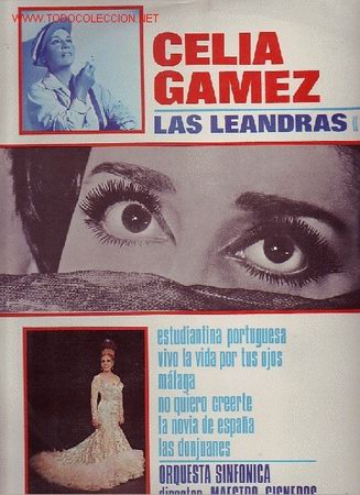 Discos de vinilo: CELIA GAMEZ  DISCO LP las leandras - Foto 1
