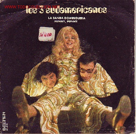 Discos de vinilo: LOS 3 SUDAMERICANOS DISCO SINGLE - Foto 1